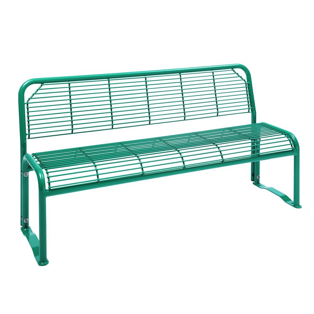 Produktabbildung Nr. 8: Banquette en treillis métallique Apollo, avec dossier, rouge rubis