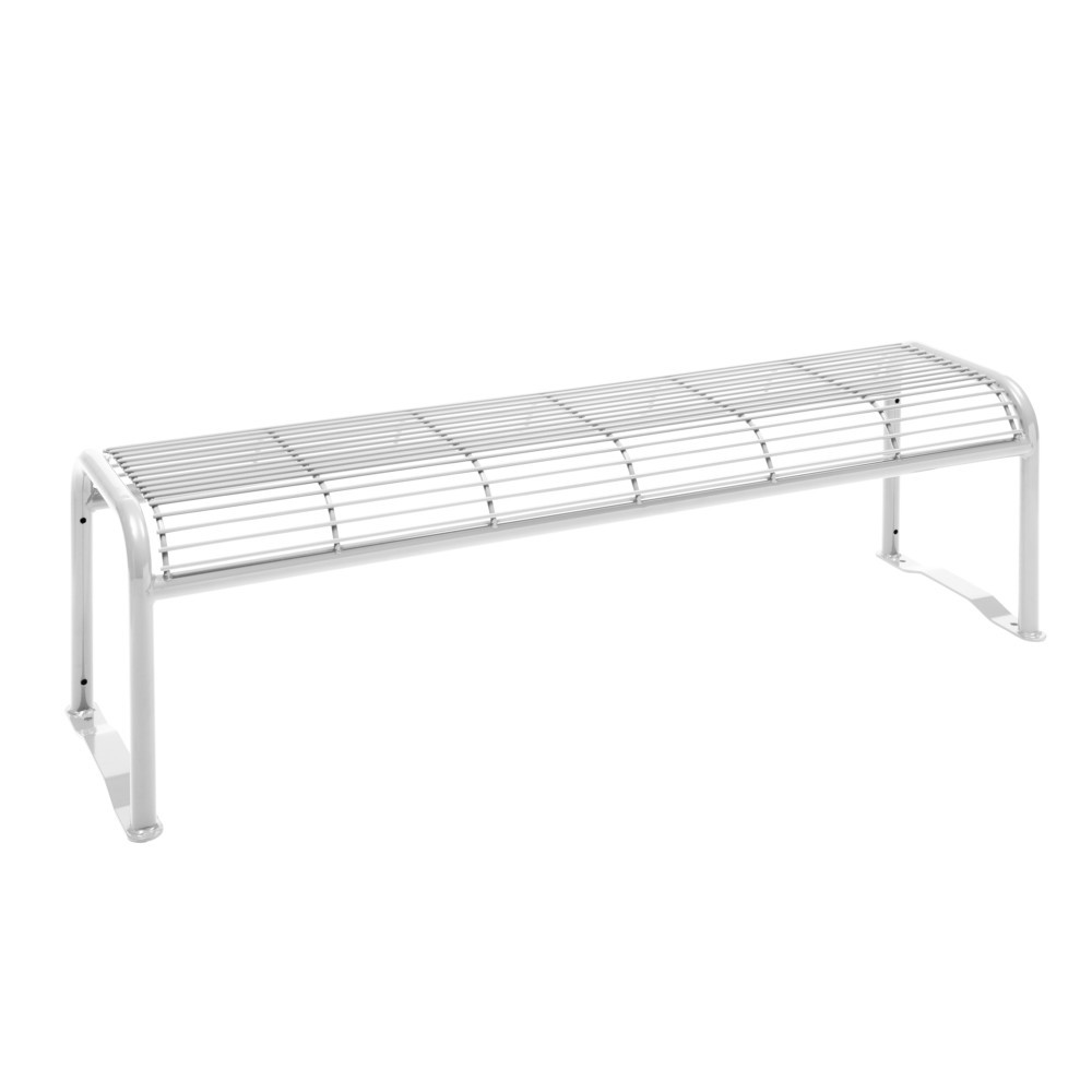 Produktabbildung Nr. 2: Banquette en treillis métallique Apollo, sans dossier, rouge rubis