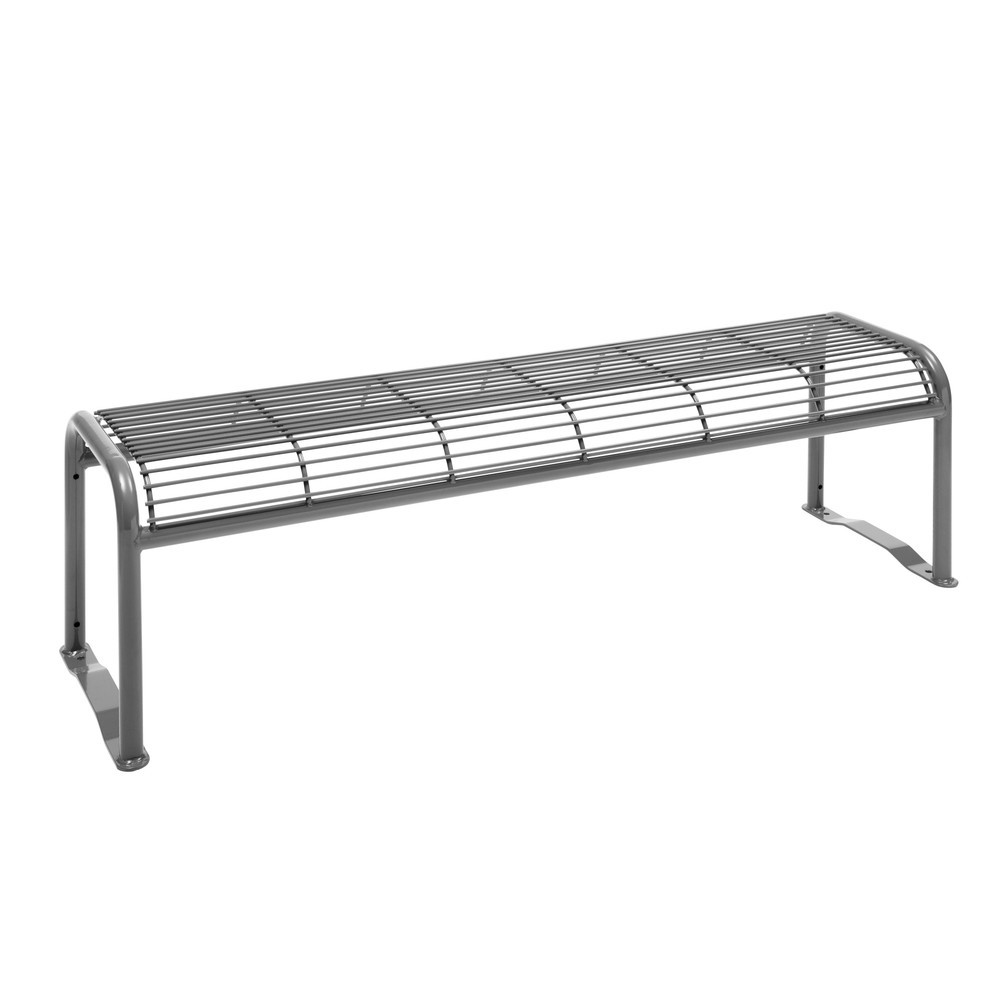Illustration du produit: Banquette en treillis métallique Apollo, sans dossier, rouge rubis