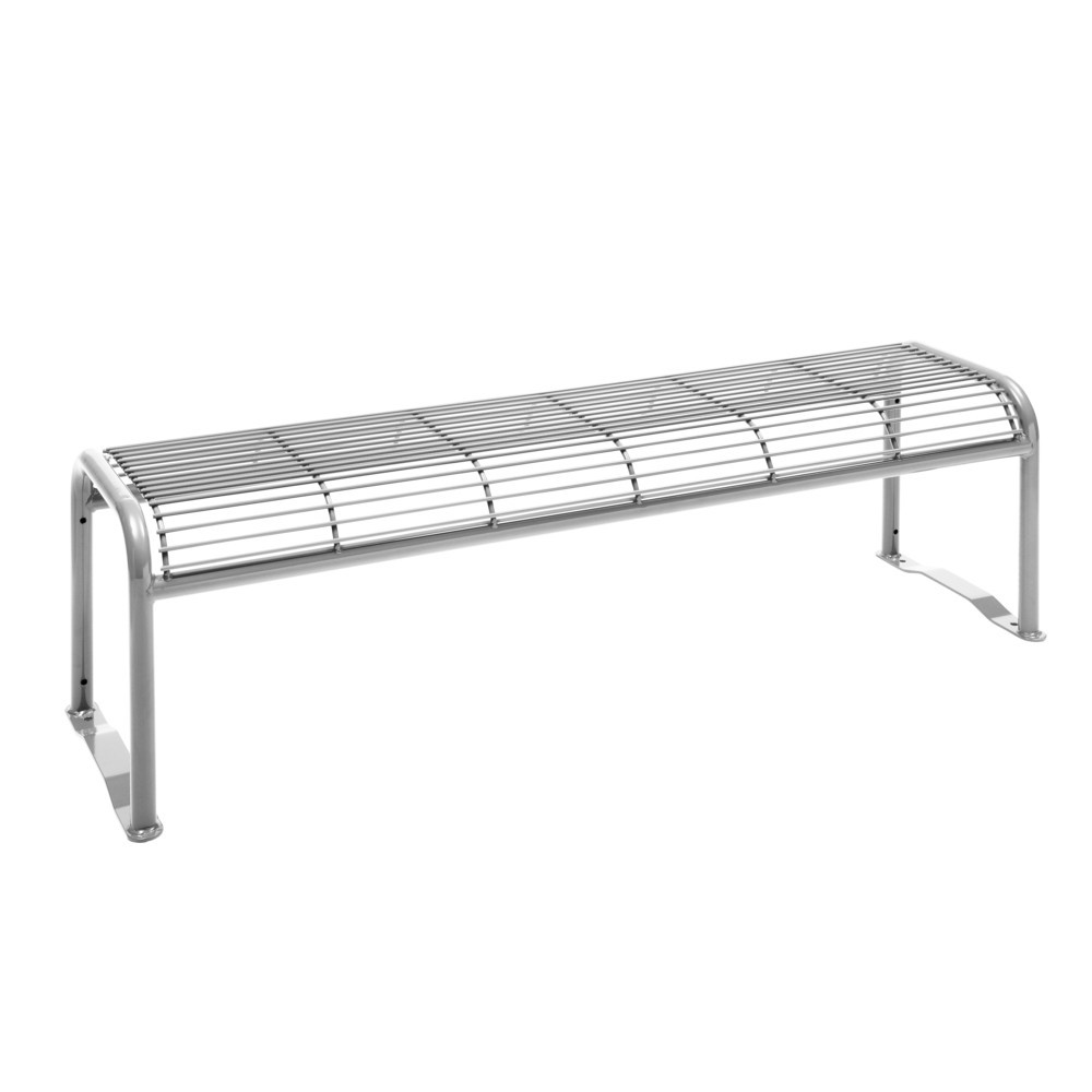Produktabbildung Nr. 3: Banquette en treillis métallique Apollo, sans dossier, rouge rubis