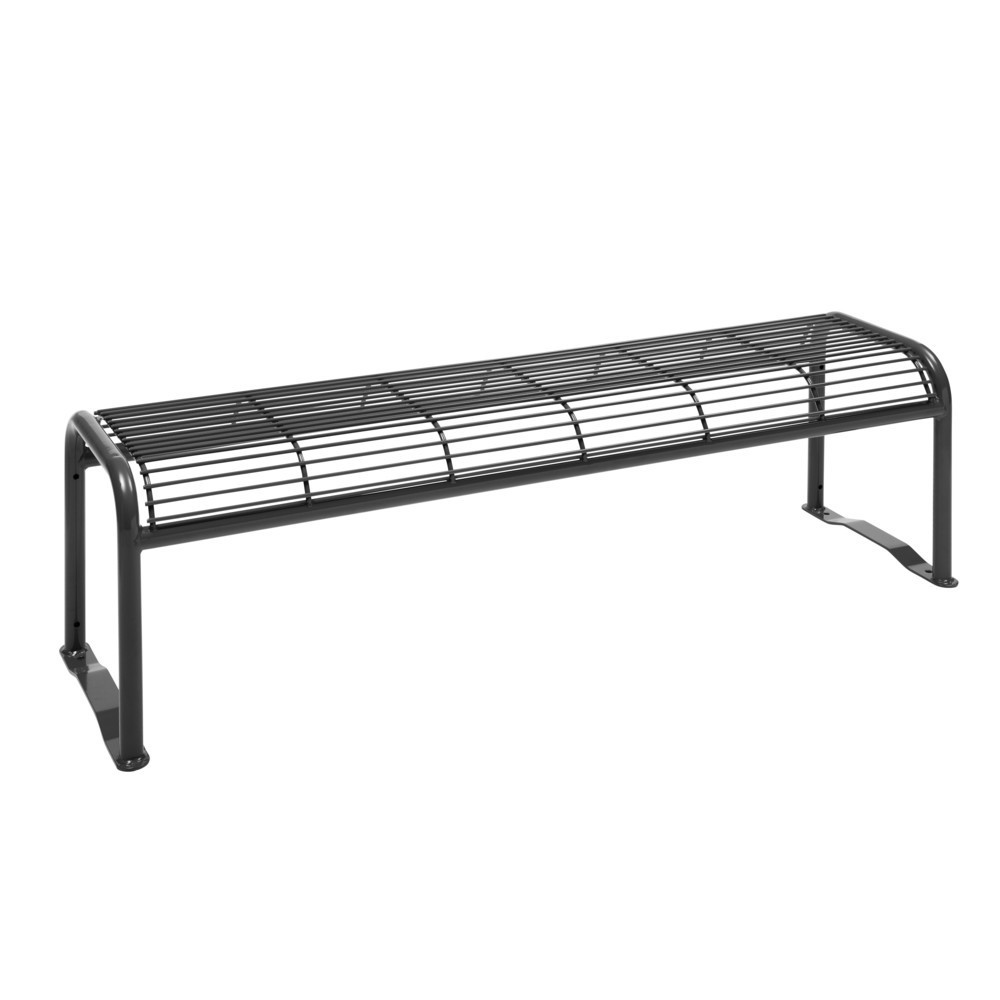 Produktabbildung Nr. 4: Banquette en treillis métallique Apollo, sans dossier, rouge rubis