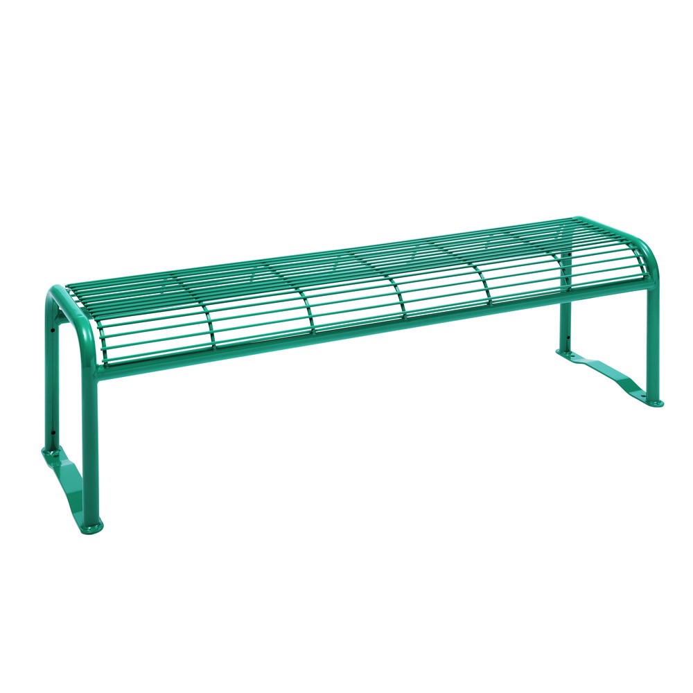Produktabbildung Nr. 8: Banquette en treillis métallique Apollo, sans dossier, rouge rubis