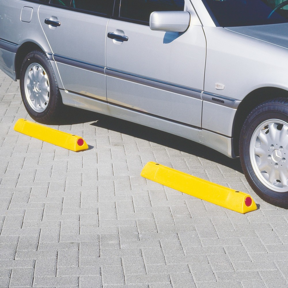 Illustration du produit: Barre de signalisation et de délimitation de parking, jaune, longueur 450 mm