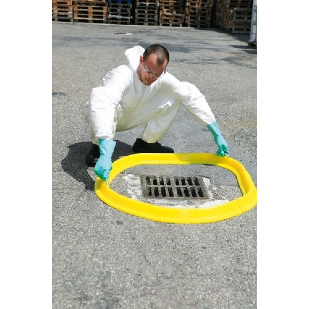 Illustration du produit: Barrière de barrière, type serpent, protection de canal réutilisable, Lxlxh 2000 x 45 x 50 mm