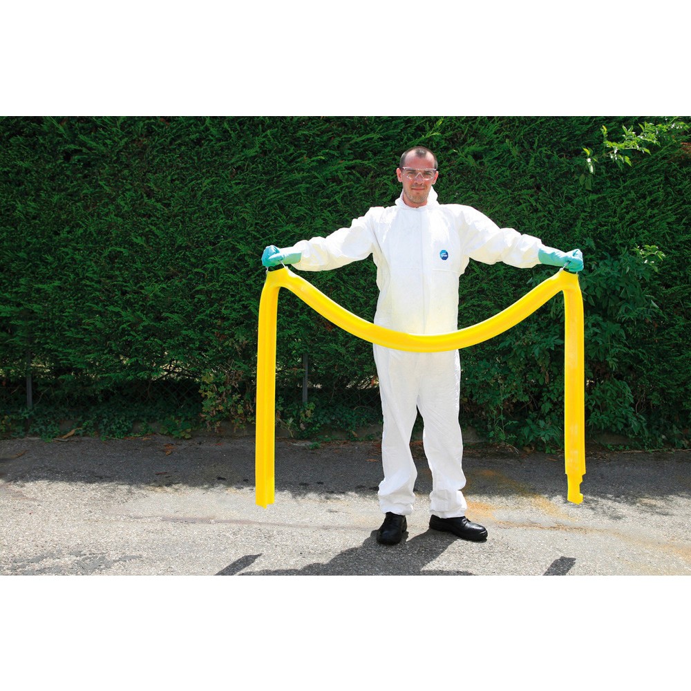 Produktabbildung Nr. 2: Barrière de barrière, type serpent, protection de canal réutilisable, Lxlxh 2000 x 45 x 50 mm