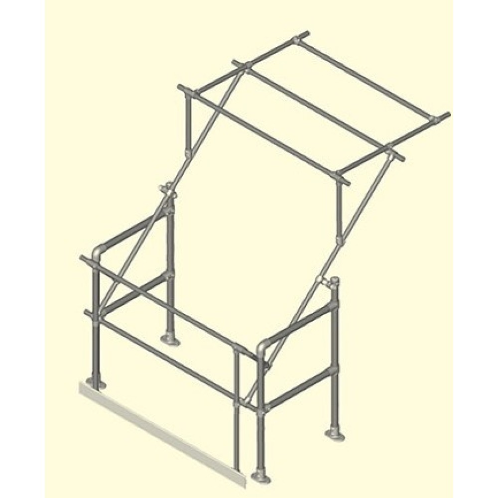 Produktabbildung Nr. 2: Barrière écluse Kee Safety type B, pour dimensions 1,40 x 1,48 m, hauteur max. 1,80 m