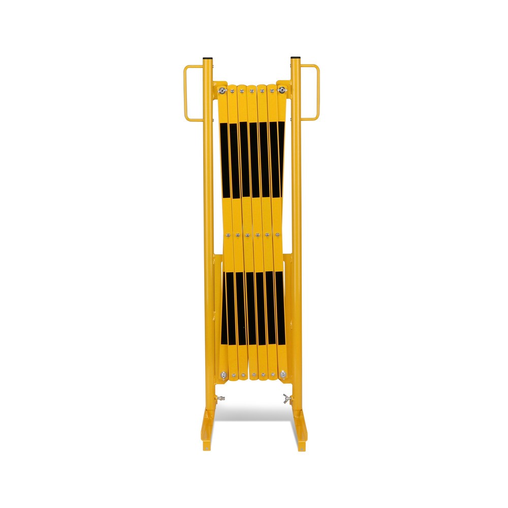 Illustration du produit: Barrière extensible dancop, pied des deux côtés, largeur 3 600 mm, noir/jaune