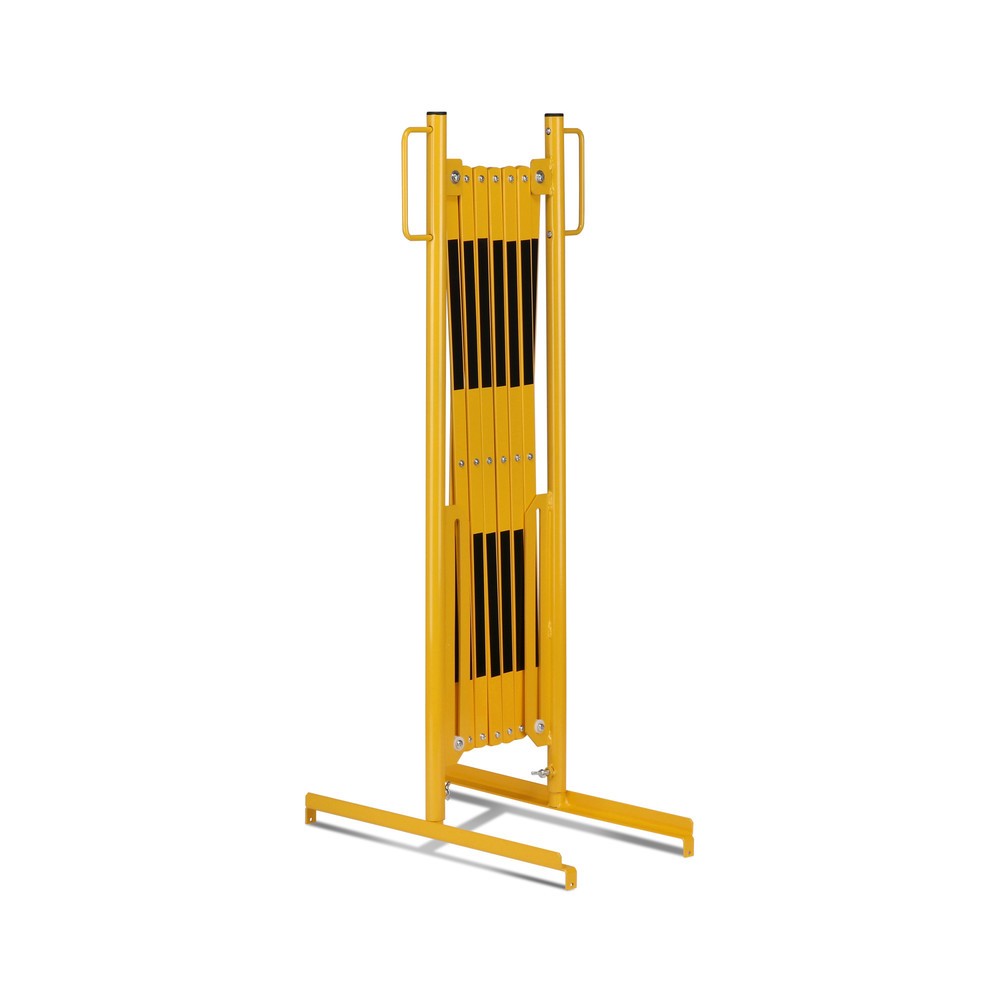 Produktabbildung Nr. 4: Barrière extensible dancop, pied des deux côtés, largeur 3 600 mm, noir/jaune