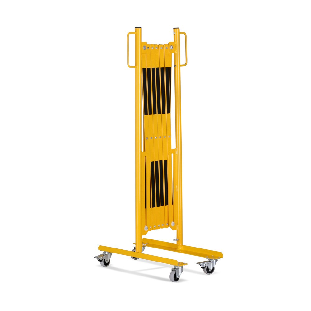 Produktabbildung Nr. 4: Barrière extensible dancop, roues des deux côtés, largeur 3 600 mm, noir/jaune