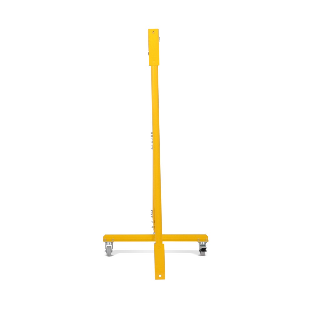 Produktabbildung Nr. 7: Barrière extensible dancop, roues d'un côté, montage mural, largeur 3 600 mm, noir/jaune