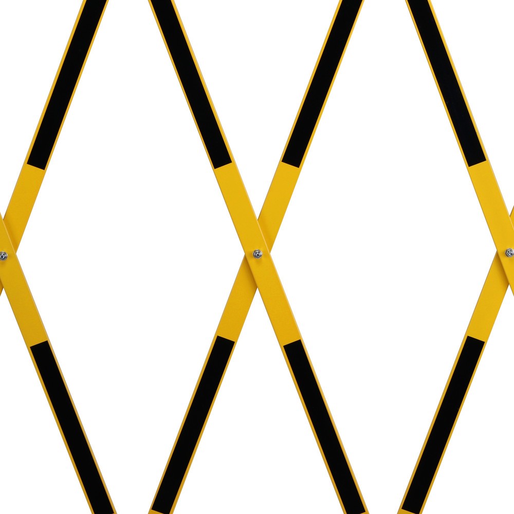 Produktabbildung Nr. 9: Barrière extensible dancop, pied des deux côtés, largeur 3 600 mm, noir/jaune