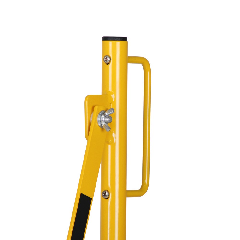 Produktabbildung Nr. 9: Barrière extensible dancop, roues des deux côtés, largeur 3 600 mm, noir/jaune