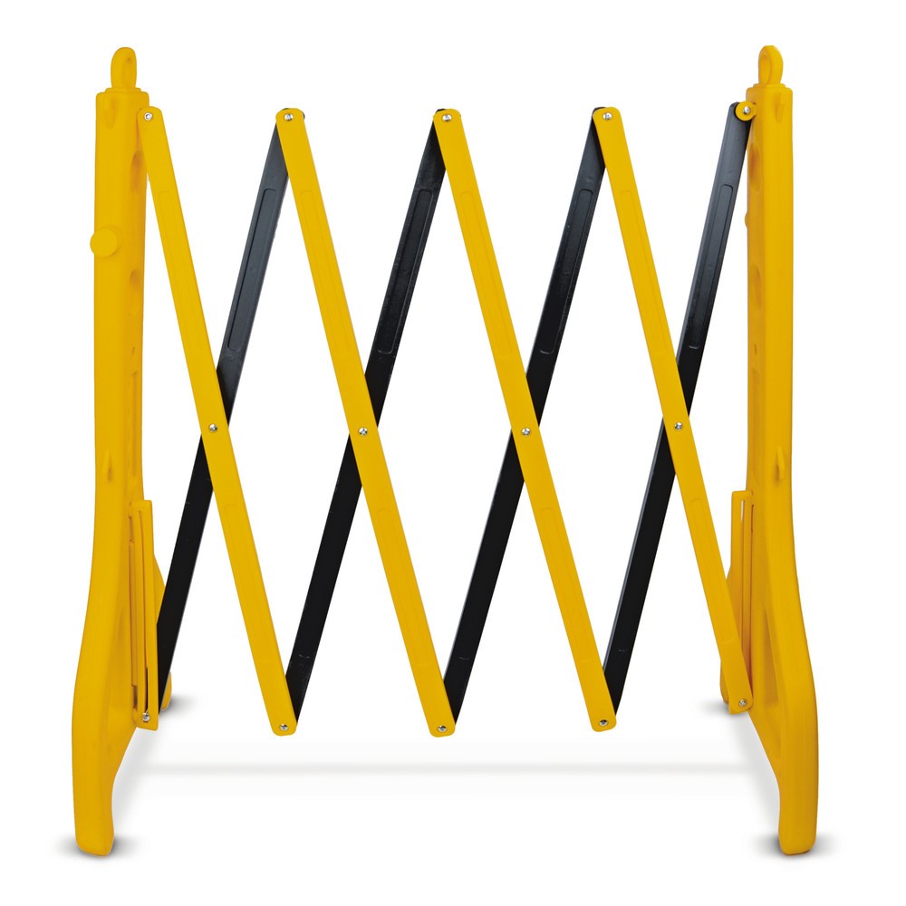 Illustration du produit: Barrière extensible HEMMDAL, noir/jaune