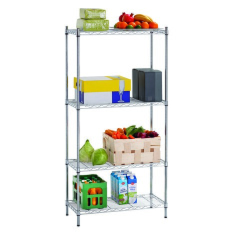 Bartscher Regalsystem aus Edelstahl