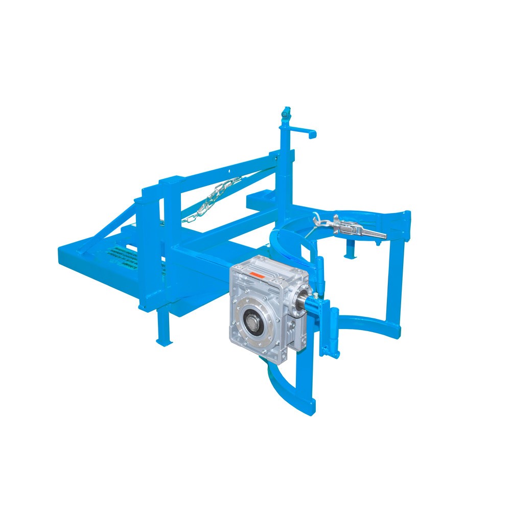 N° de l'image du produit 1 : Basculeur de fûts Bauer® FD/L-HK, peint, bleu clair