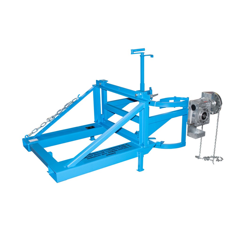 N° de l'image du produit 1 : Basculeur de fûts Bauer® FD/L-K, peint, bleu clair