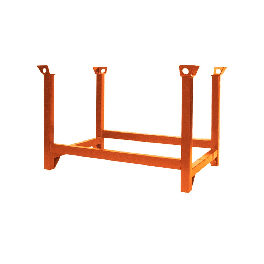N° de l'image du produit 1 : Bâti pour palettes empilables Eichinger®, 2 000 kg, LxlxH 1 000x800x750 mm, orangé pur