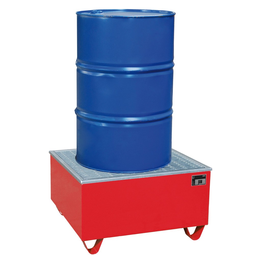 Produktabbildung Nr. 2: Bauer® Auffangwanne AW-1/PE, lackiert, Feuerrot