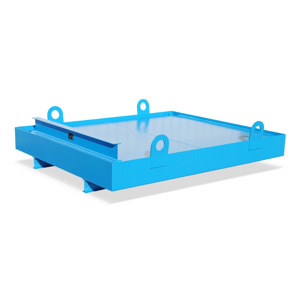 Produktabbildung Nr. 1: Bauer® Auffangwanne für Container, HxBxT 560 x 2.300 x 2.030 mm, Auffangvolumen 880 l, lichtblau