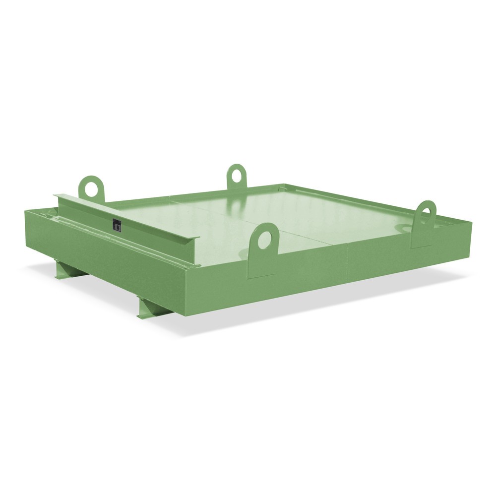 Produktabbildung: Bauer® Auffangwanne für Container, HxT 560 x 2.030 mm