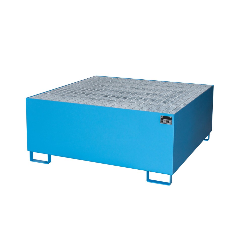 Produktabbildung Nr. 1: Bauer® Bac de rétention en acier pour 1 cuve KTC/IBC, bleu clair