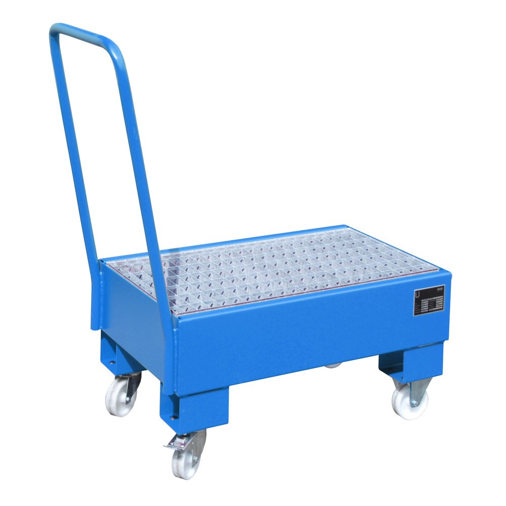 Produktabbildung Nr. 1: Bauer® Bac de rétention, mobile, 2x 60 l debout, contenance 61 l, bleu clair