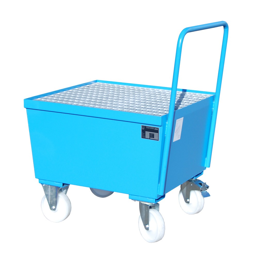 Produktabbildung Nr. 2: Bauer® Bac de rétention, mobile, 1x 200 l debout, contenance 215 l, bleu clair