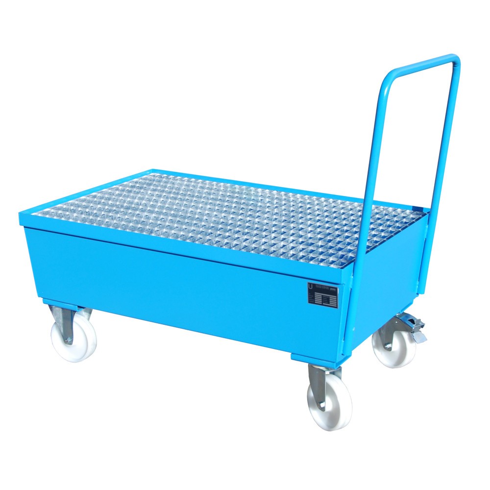 Produktabbildung Nr. 3: Bauer® Bac de rétention, mobile, 2x 200 l debout, contenance 225 l, bleu clair