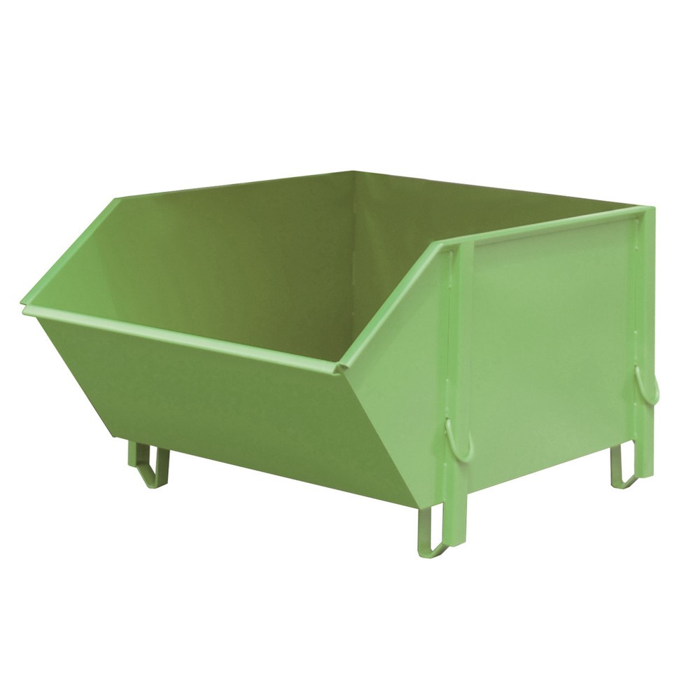Produktabbildung: Bauer® Baustoffbehälter BBG 100, lackiert, Resedagrün