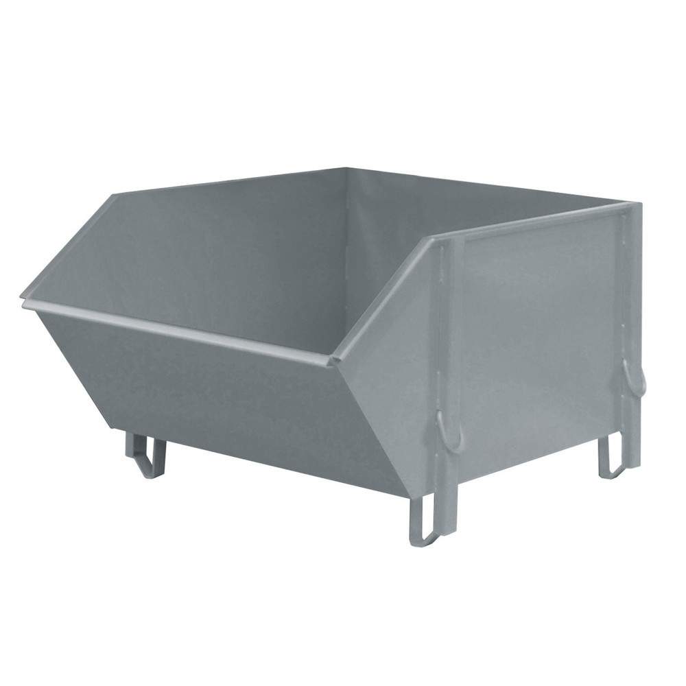 Produktabbildung: Bauer® Baustoffbehälter BBG 100, lackiert, Mausgrau