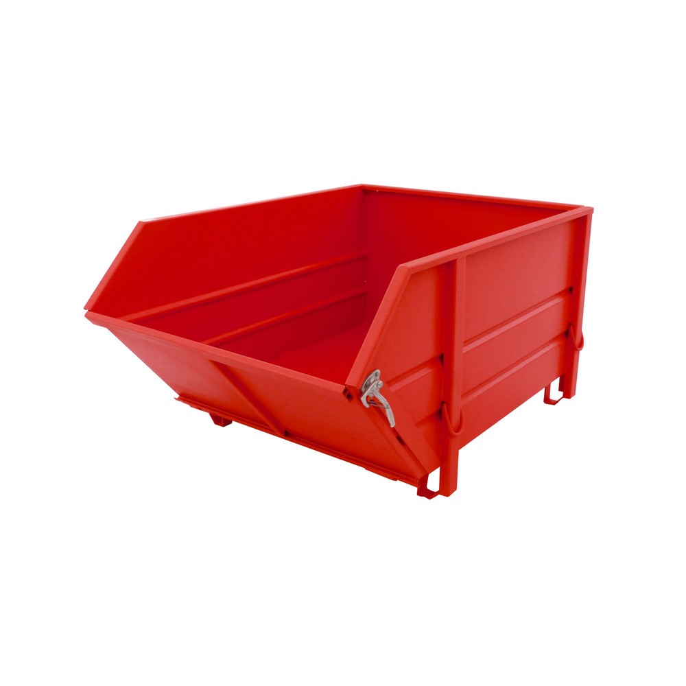 Produktabbildung: Bauer® Baustoffbehälter BBK 100, lackiert, Feuerrot