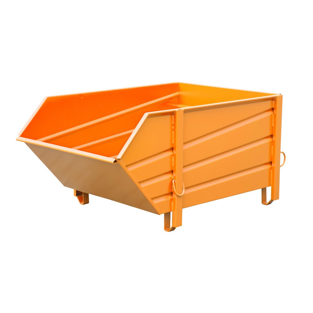 Produktabbildung: Bauer® Baustoffbehälter BBP 100, lackiert, Gelborange