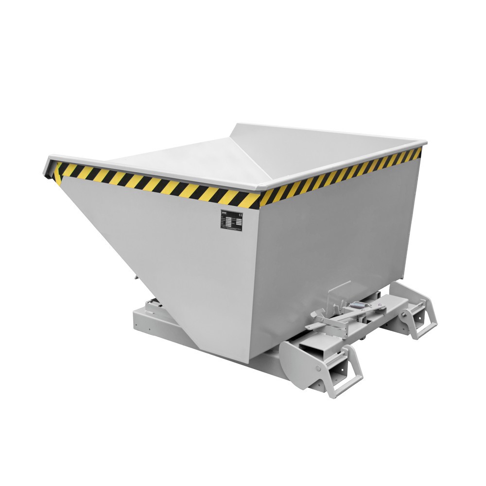 Produktabbildung Nr. 1: Bauer® Benne basculante à mécanisme automatique d’aide au basculement, capacité de charge 1 500 kg, galvanisée, volume 1,2 m³