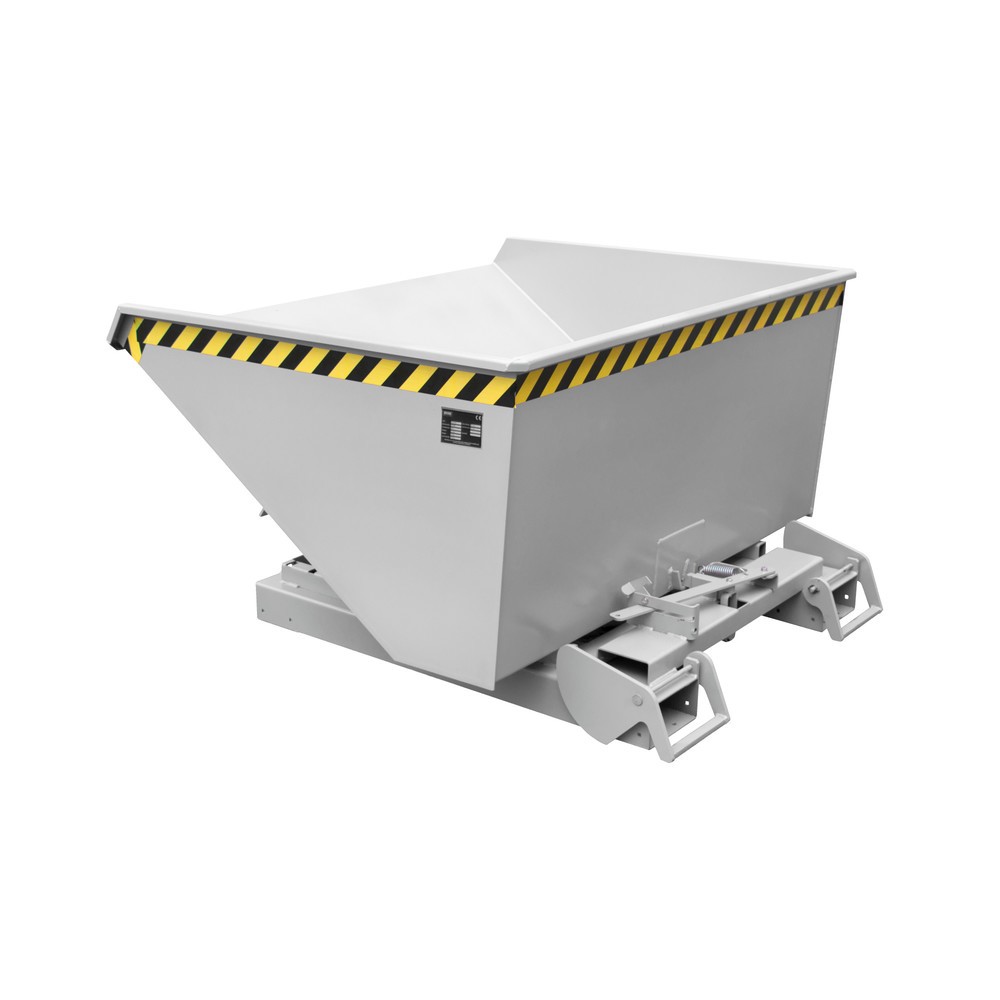 Illustration du produit: Bauer® Benne basculante à mécanisme automatique d’aide au basculement, capacité de charge 1 000 kg, galvanisée, volume 0,6 m³
