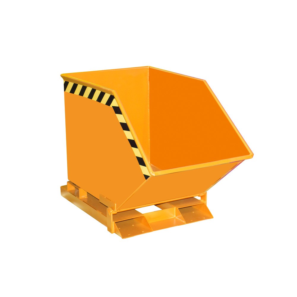 Illustration du produit: Bauer® Benne basculante, benne en forme de caisse, peinte, volume 0,25 m³, RAL 2000 orangé jaune