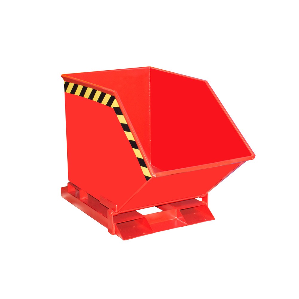Illustration du produit: Bauer® Benne basculante, benne en forme de caisse, peinte, volume 0,25 m³, RAL 3000 rouge feu