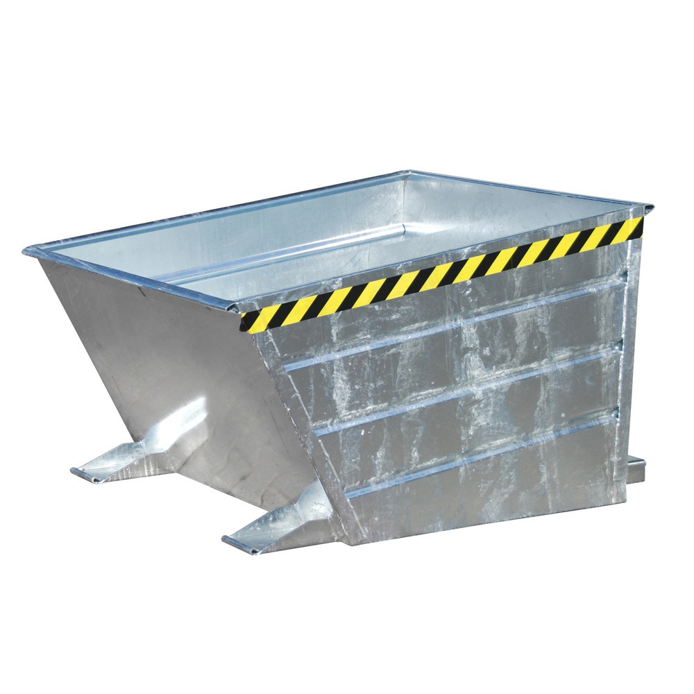 Illustration du produit: Bauer® Benne basculante compacte, galvanisée, capacité de charge 750 kg, volume 0,5 m³