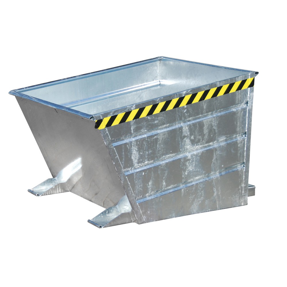 Illustration du produit: Bauer® Benne basculante compacte, galvanisée, capacité de charge 1 000 kg, volume 0,65 m³