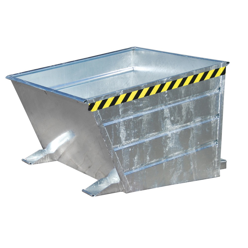 Illustration du produit: Bauer® Benne basculante compacte, galvanisée, capacité de charge 1 000 kg, volume 0,8 m³
