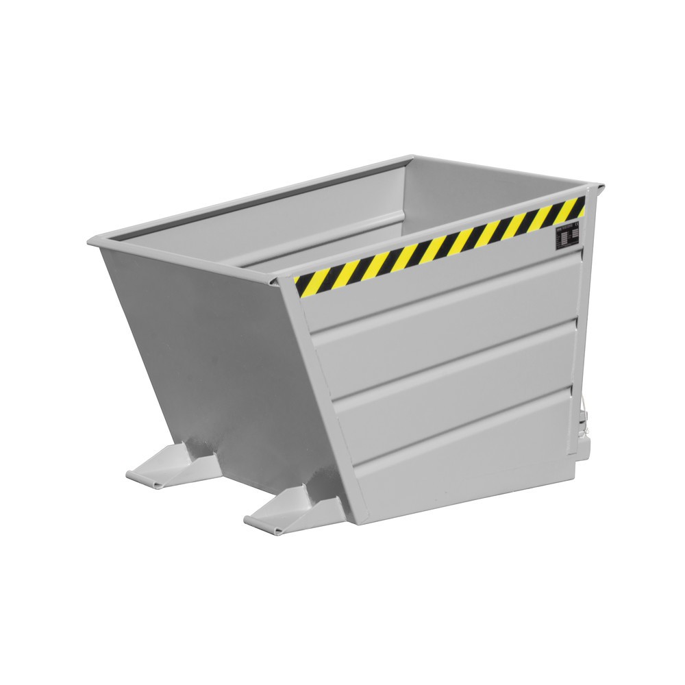 Illustration du produit: Bauer® Conteneur basculant compact, peint, volume 0,65 m³, RAL 7005 gris souris