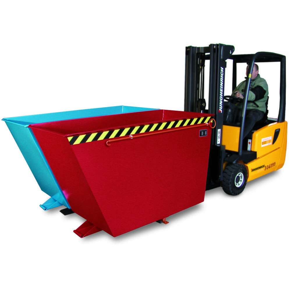 Illustration du produit: Bauer® Benne basculante Duo, 2 cuves, capacité de charge 1 500 kg, volume 2 x 0,9 m³