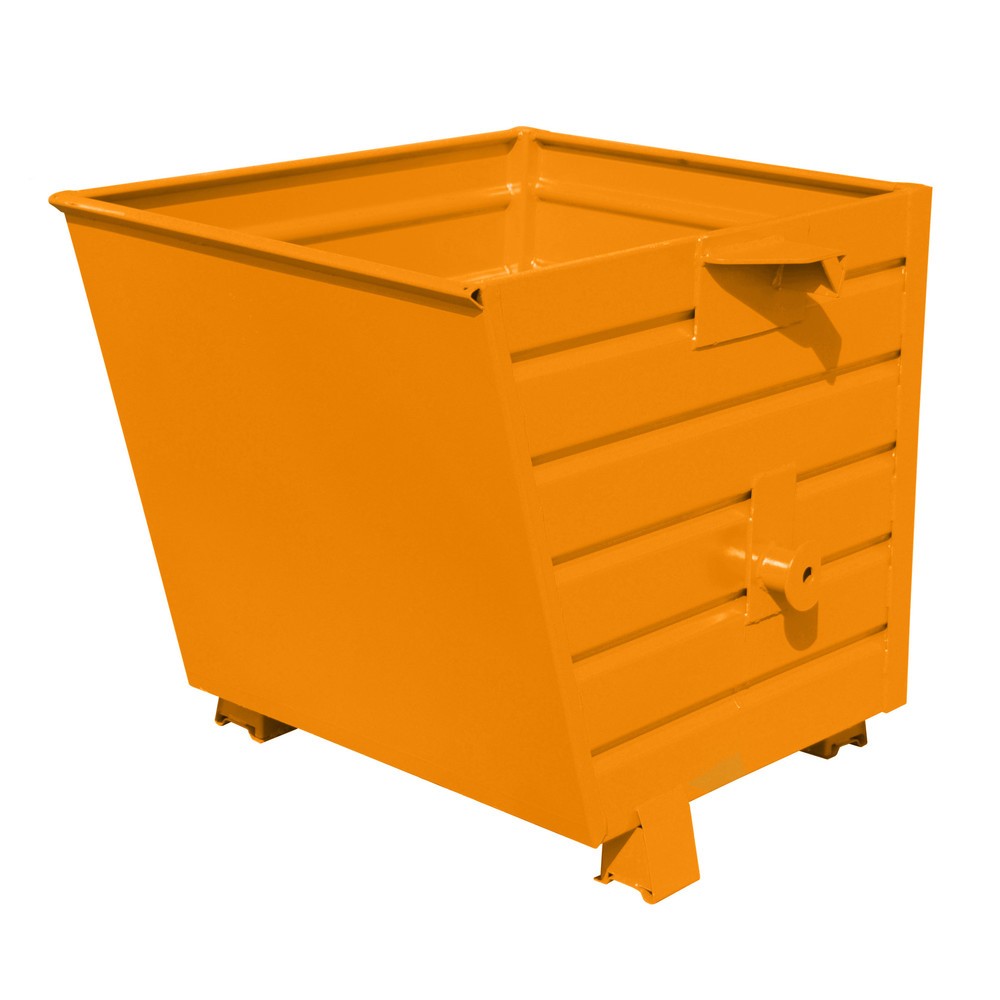 Illustration du produit: Bauer® Benne basculante empilable, peint, volume 0,55 m³, RAL 2000 orangé jaune