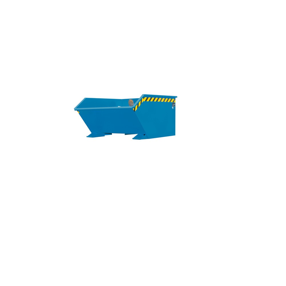 Produktabbildung Nr. 4: Bauer® Benne basculante, construction basse, peint, volume 1,5 m³, RAL 5012 bleu clair