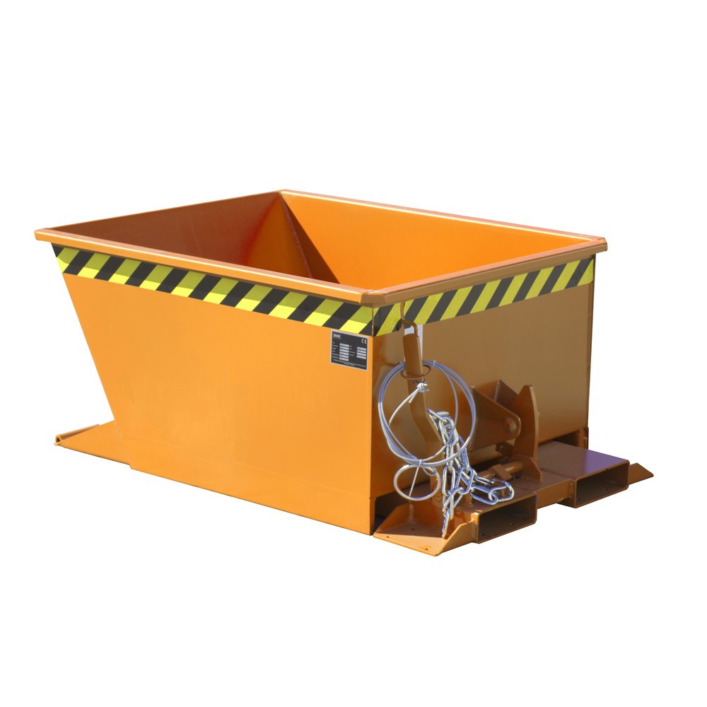 Produktabbildung Nr. 2: Bauer® Bennes basculantes pour trains de remorques, peintes, volume 0,3 m³, RAL 3000 rouge feu