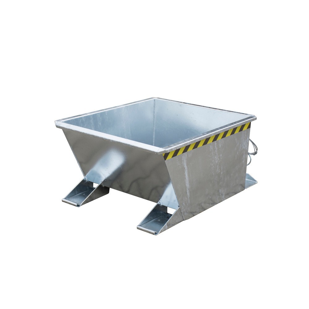 Illustration du produit: Bauer® Benne basculante pour trains de remorques, galvanisée, volume 0,3 m³