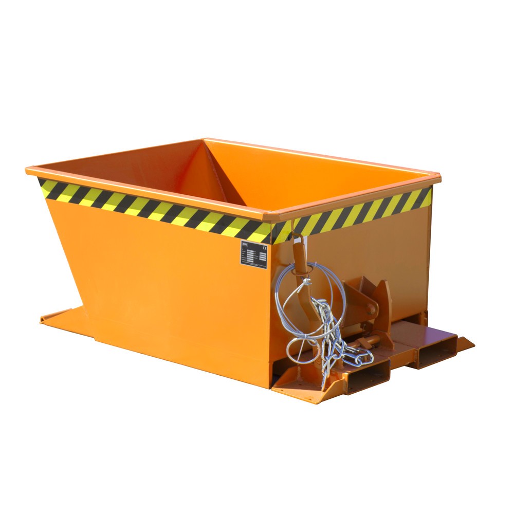 Illustration du produit: Bauer® Bennes basculantes pour trains de remorques, peintes, volume 0,3 m³, RAL 2000 orangé jaune