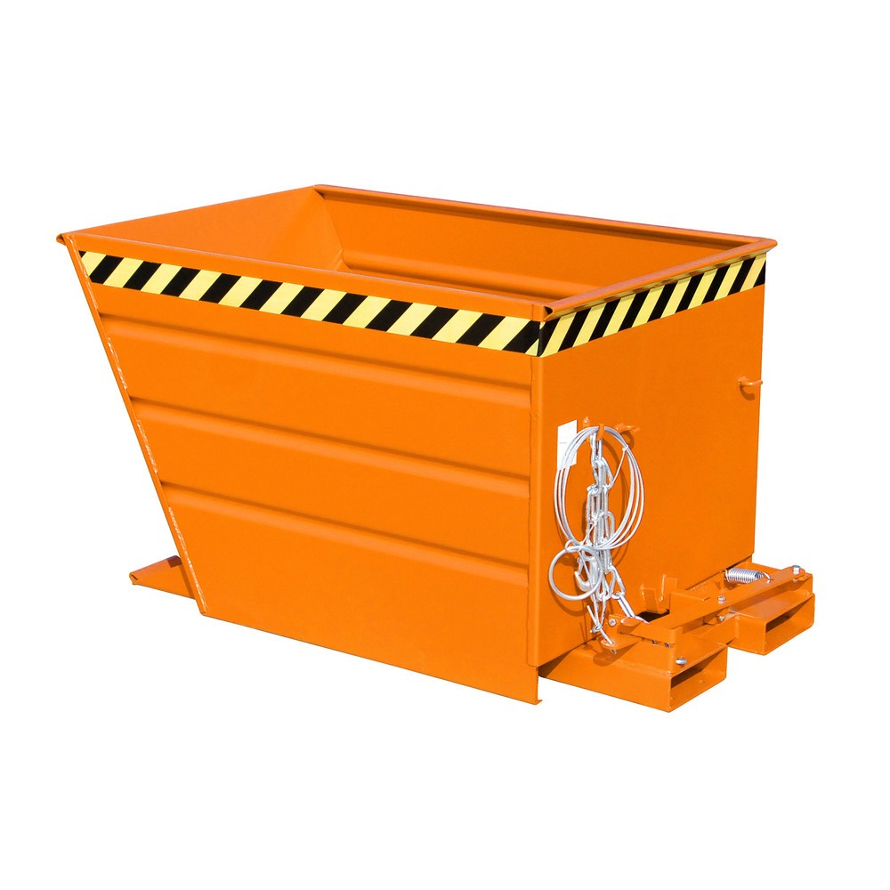 Illustration du produit: Bauer® Benne basculante type VG, volume 0,55 m³, RAL 2000 jaune orange