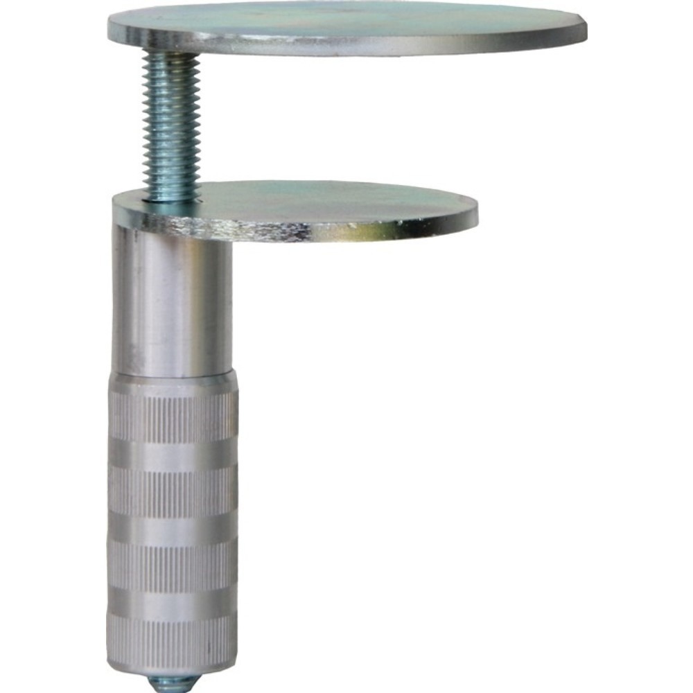 Produktabbildung: BAUER & BÖCKER Tischklemme, 2 Metallplatten, Ø 73 + 90 mm, Tischplatte 90 mm