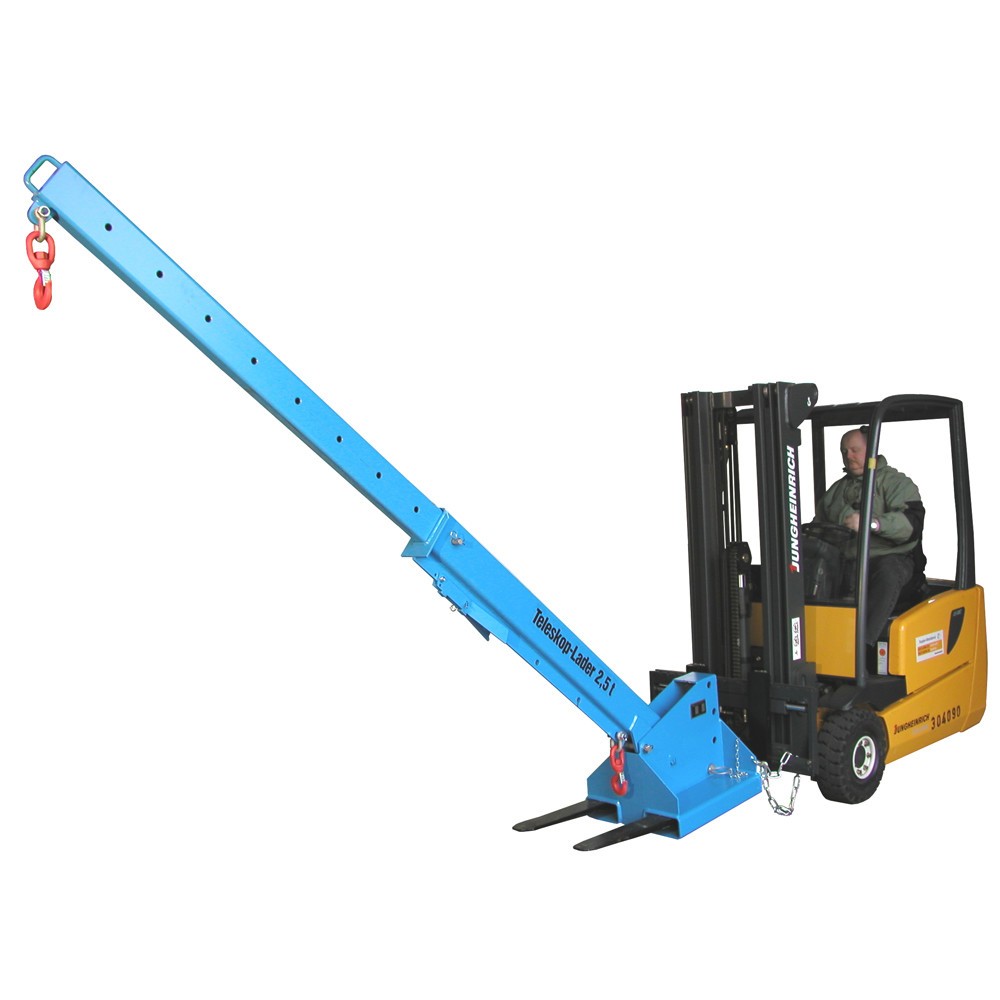 Produktabbildung Nr. 7: Bauer® Chargeur télescopique modèle 1, portée jusqu’à 3 690 mm, capacité de charge jusqu’à 2 500 kg, bleu clair