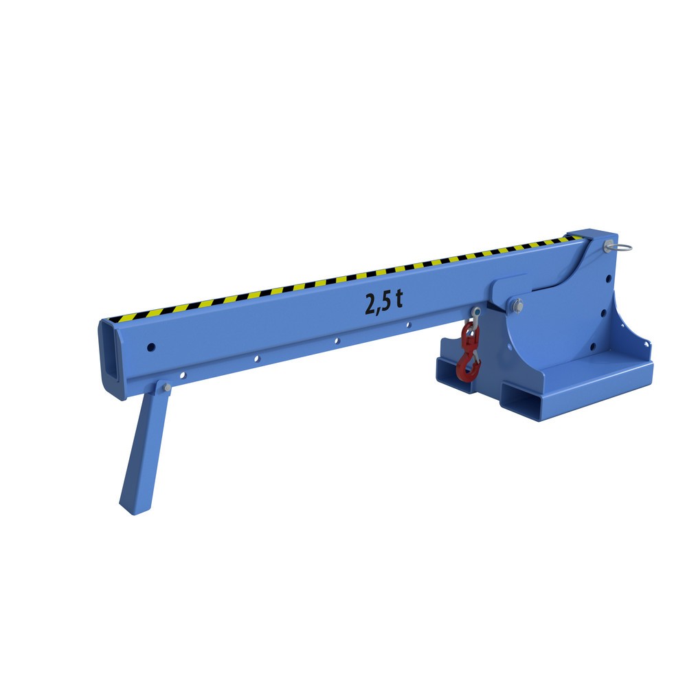 Illustration du produit: Bauer® Chargeur télescopique type KTH-K, portée jusqu’à 1 825 mm, capacité de charge jusqu’à 2 500 kg, RAL 5012 bleu clair